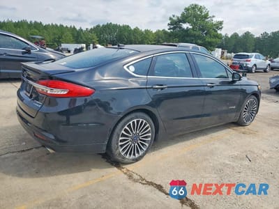 Trzecie zdjęcie samochodu z tyłu: 2018 FORD FUSION TITANIUM/PLATINUM HEV VIN:3FA6P0RU2JR102774 - miniatura