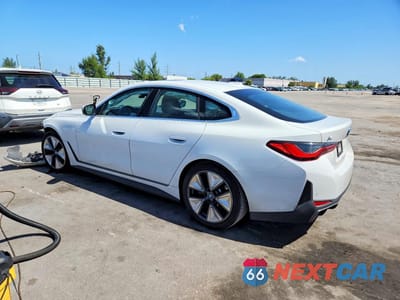 Drugie zdjęcie samochodu z przodu: 2024 BMW I4 XDRIVE 40 VIN:WBY83FB02RFS44025 - miniatura