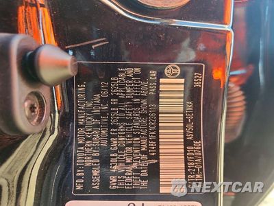Zdjęcie 12 z 12 samochodu: 2012 TOYOTA CAMRY LE VIN:4T4BF1FK1CR236113 - miniatura