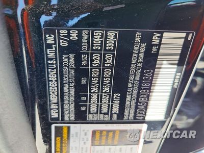 Zdjęcie 13 z 13 samochodu: 2018 MERCEDES-BENZ GLE 350 VIN:4JGDA5JBXJB181363 - miniatura