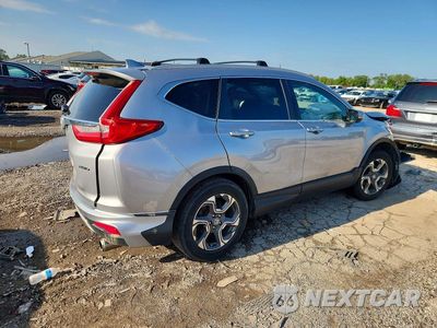 Trzecie zdjęcie samochodu z tyłu: 2017 HONDA CR-V EX VIN:5J6RW2H59HL054404 - miniatura