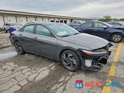 Czwarte zdjęcie samochodu z boku: 2024 HYUNDAI ELANTRA LIMITED VIN:KMHLP4DG7RU678107 - miniatura