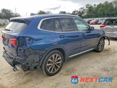 Trzecie zdjęcie samochodu z tyłu: 2019 BMW X3 SDRIVE30I VIN:5UXTR7C53KLR50811 - miniatura