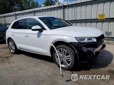 Czwarte zdjęcie samochodu z boku: 2018 AUDI Q5 PREMIUM PLUS VIN:WA1BNAFY5J2005711 - miniatura