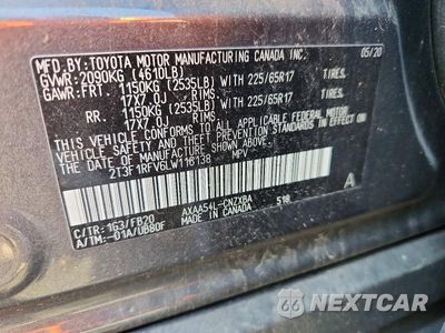 Zdjęcie 13 z 13 samochodu: 2020 TOYOTA RAV4 LE VIN:2T3F1RFV6LW116138 - miniatura