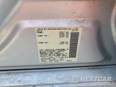 Zdjęcie 12 z 12 samochodu: 2018 NISSAN ALTIMA 2.5 S VIN:1N4AL3AP0JC153699 - miniatura