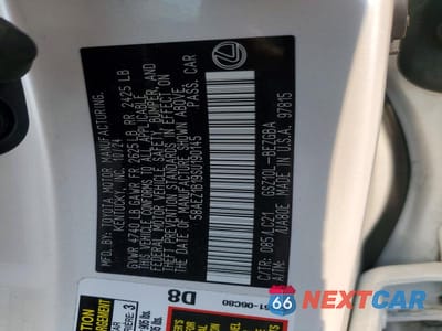 Zdjęcie 13 z 13 samochodu: 2025 LEXUS ES 350 LUXURY VIN:58AEZ1B19SU190145 - miniatura