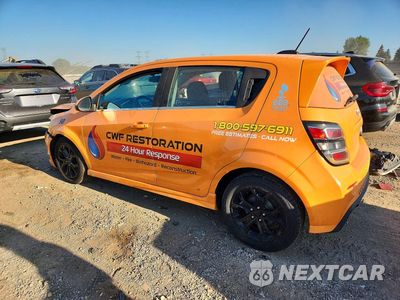 Drugie zdjęcie samochodu z przodu: 2017 CHEVROLET SONIC LT VIN:1G1JD6SB2H4128084 - miniatura
