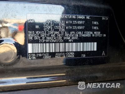 Zdjęcie 13 z 13 samochodu: 2024 TOYOTA RAV4 XLE VIN:2T3P1RFV3RW451354 - miniatura