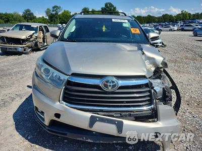 Piąte zdjęcie samochodu w środku: 2015 TOYOTA HIGHLANDER LIMITED PLATINUM VIN:5TDDKRFH4FS100007 - miniatura