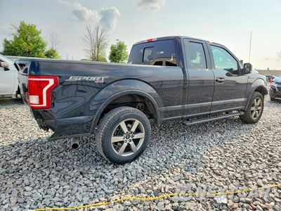 Trzecie zdjęcie samochodu z tyłu: 2017 FORD F150 SUPER CAB VIN:1FTFX1EF3HKE55157 - miniatura