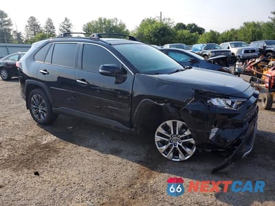 Czwarte zdjęcie samochodu z boku: 2019 TOYOTA RAV4 LIMITED VIN:JTMN1RFV7KD502820 - miniatura