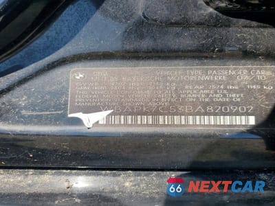 Zdjęcie 12 z 12 samochodu: 2011 BMW 328 VIN:WBAPK7C53BA820902 - miniatura