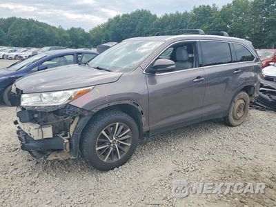 2019 TOYOTA HIGHLANDER XLE 5TDKZRFH2KS339990 - główne zdjęcie licytacji z USA - miniatura