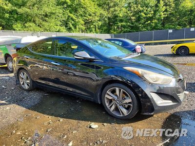Czwarte zdjęcie samochodu z boku: 2014 HYUNDAI ELANTRA LIMITED VIN:5NPDH4AE7EH468524 - miniatura
