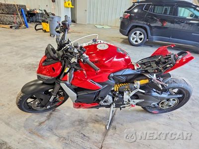 Trzecie zdjęcie samochodu z tyłu: 2024 DUCATI STREETFIGHTER V2 VIN:ZDMFAKYW7RB007691 - miniatura