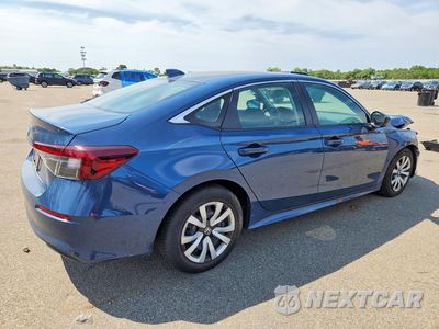 Trzecie zdjęcie samochodu z tyłu: 2026 HONDA CIVIC LX VIN:2HGFE2F24TH503273 - miniatura