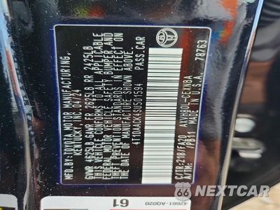 Zdjęcie 13 z 13 samochodu: 2025 TOYOTA CAMRY LE VIN:4T1DAACK4SU501594 - miniatura