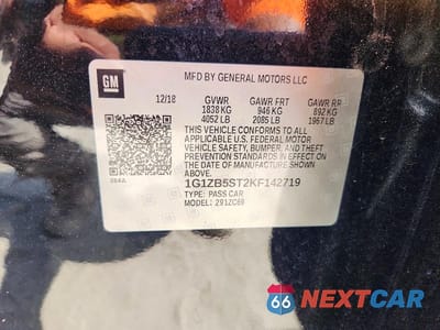 Zdjęcie 12 z 12 samochodu: 2019 CHEVROLET MALIBU LS VIN:1G1ZB5ST2KF142719 - miniatura