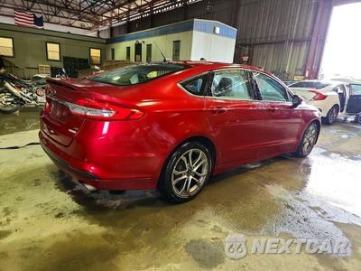 Trzecie zdjęcie samochodu z tyłu: 2017 FORD FUSION SE VIN:3FA6P0HD6HR292610 - miniatura