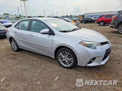 Czwarte zdjęcie samochodu z boku: 2014 TOYOTA COROLLA LE PLUS VIN:5YFBURHE3EP128490 - miniatura