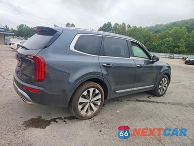 Trzecie zdjęcie samochodu z tyłu: 2022 KIA TELLURIDE S VIN:5XYP6DHC8NG292727 - miniatura