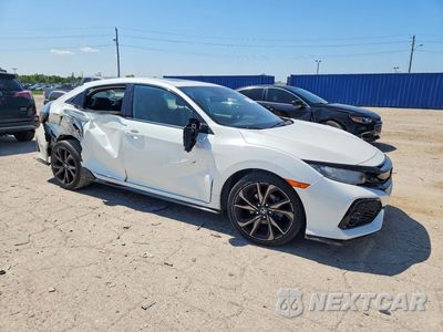 Czwarte zdjęcie samochodu z boku: 2018 HONDA CIVIC SPORT TOURING VIN:SHHFK7H93JU238698 - miniatura
