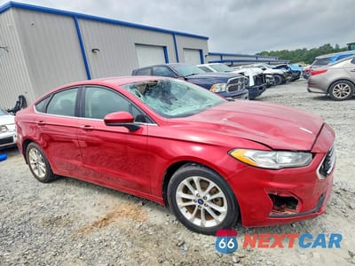 Czwarte zdjęcie samochodu z boku: 2020 FORD FUSION SE VIN:3FA6P0HD5LR184200 - miniatura