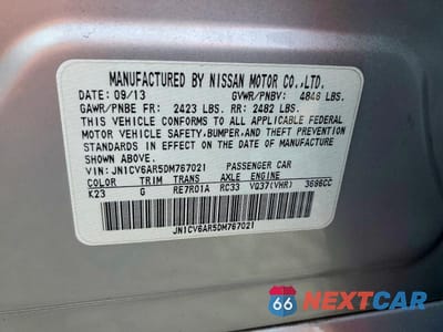 Zdjęcie 12 z 12 samochodu: 2013 INFINITI G37 SEDAN X VIN:JN1CV6AR5DM767021 - miniatura