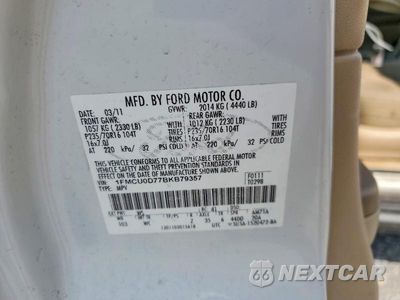 Zdjęcie 13 z 13 samochodu: 2011 FORD ESCAPE XLT VIN:1FMCU0D77BKB79357 - miniatura