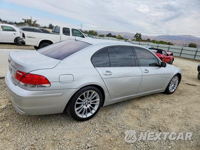 Trzecie zdjęcie samochodu z tyłu: 2006 BMW 750 LI VIN:WBAHN83566DT62360 - miniatura