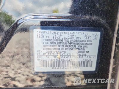 Zdjęcie 12 z 12 samochodu: 2018 NISSAN SENTRA S VIN:3N1AB7AP6JY342713 - miniatura