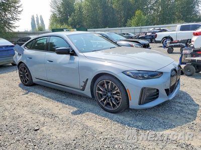 Czwarte zdjęcie samochodu z boku: 2024 BMW I4 M50 VIN:WBY33AW05RFR79590 - miniatura