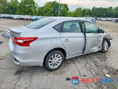Trzecie zdjęcie samochodu z tyłu: 2017 NISSAN SENTRA S VIN:3N1AB7AP8HY405689 - miniatura