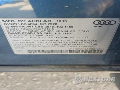 Zdjęcie 13 z 13 samochodu: 2016 AUDI Q3 PREMIUM PLUS VIN:WA1EFCFS0GR010011 - miniatura
