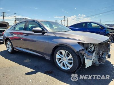 Czwarte zdjęcie samochodu z boku: 2019 HONDA ACCORD LX VIN:1HGCV1F15KA042196 - miniatura