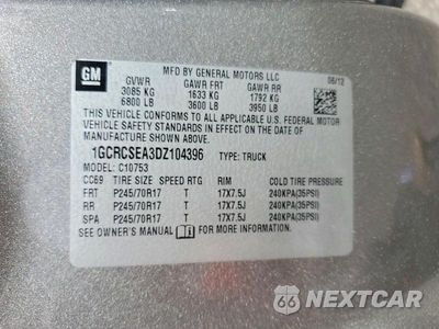 Zdjęcie 12 z 12 samochodu: 2013 CHEVROLET SILVERADO C1500 LT VIN:1GCRCSEA3DZ104396 - miniatura