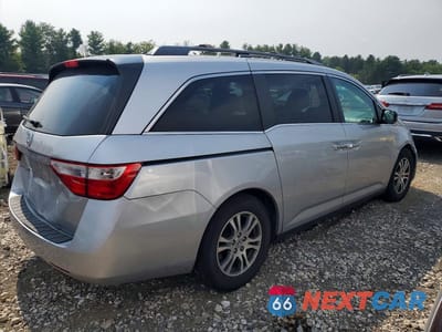 Trzecie zdjęcie samochodu z tyłu: 2012 HONDA ODYSSEY EXL VIN:5FNRL5H61CB023233 - miniatura