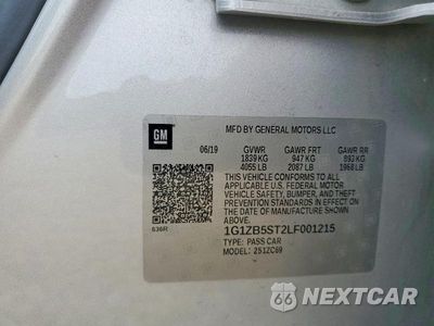Zdjęcie 12 z 12 samochodu: 2020 CHEVROLET MALIBU LS VIN:1G1ZB5ST2LF001215 - miniatura