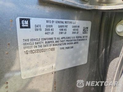 Zdjęcie 12 z 12 samochodu: 2016 CHEVROLET VOLT LT VIN:1G1RC6S56GU117488 - miniatura