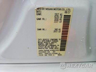 Zdjęcie 12 z 12 samochodu: 2017 NISSAN ALTIMA 2.5 S VIN:1N4AL3APXHC498281 - miniatura