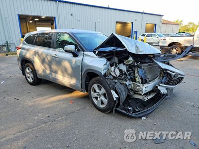 Czwarte zdjęcie samochodu z boku: 2023 TOYOTA HIGHLANDER LE VIN:5TDKDRBHXPS039982 - miniatura