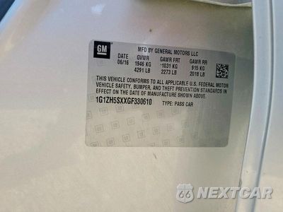 Zdjęcie 12 z 12 samochodu: 2016 CHEVROLET MALIBU PREMIER VIN:1G1ZH5SXXGF330610 - miniatura