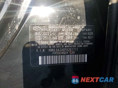 Zdjęcie 12 z 12 samochodu: 2023 HYUNDAI SONATA SEL VIN:KMHL64JA6PA261711 - miniatura