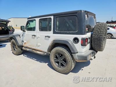 Drugie zdjęcie samochodu z przodu: 2021 JEEP WRANGLER UNLIMITED SPORT VIN:1C4HJXDN2MW576383 - miniatura