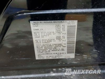 Zdjęcie 13 z 13 samochodu: 2013 NISSAN PATHFINDER S VIN:5N1AR2MM1DC682681 - miniatura