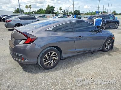 Trzecie zdjęcie samochodu z tyłu: 2018 HONDA CIVIC LX VIN:2HGFC4B01JH309609 - miniatura