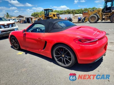 Drugie zdjęcie samochodu z przodu: 2015 PORSCHE BOXSTER S VIN:WP0CB2A8XFS140061 - miniatura