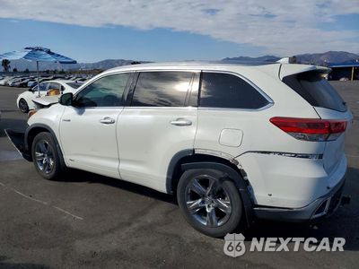 Drugie zdjęcie samochodu z przodu: 2017 TOYOTA HIGHLANDER HYBRID LIMITED PLATINUM VIN:5TDDGRFHXHS033417 - miniatura