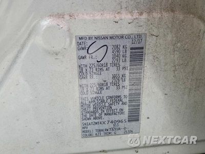 Zdjęcie 13 z 13 samochodu: 2018 NISSAN ROGUE SL VIN:5N1AT2MT4JC740965 - miniatura